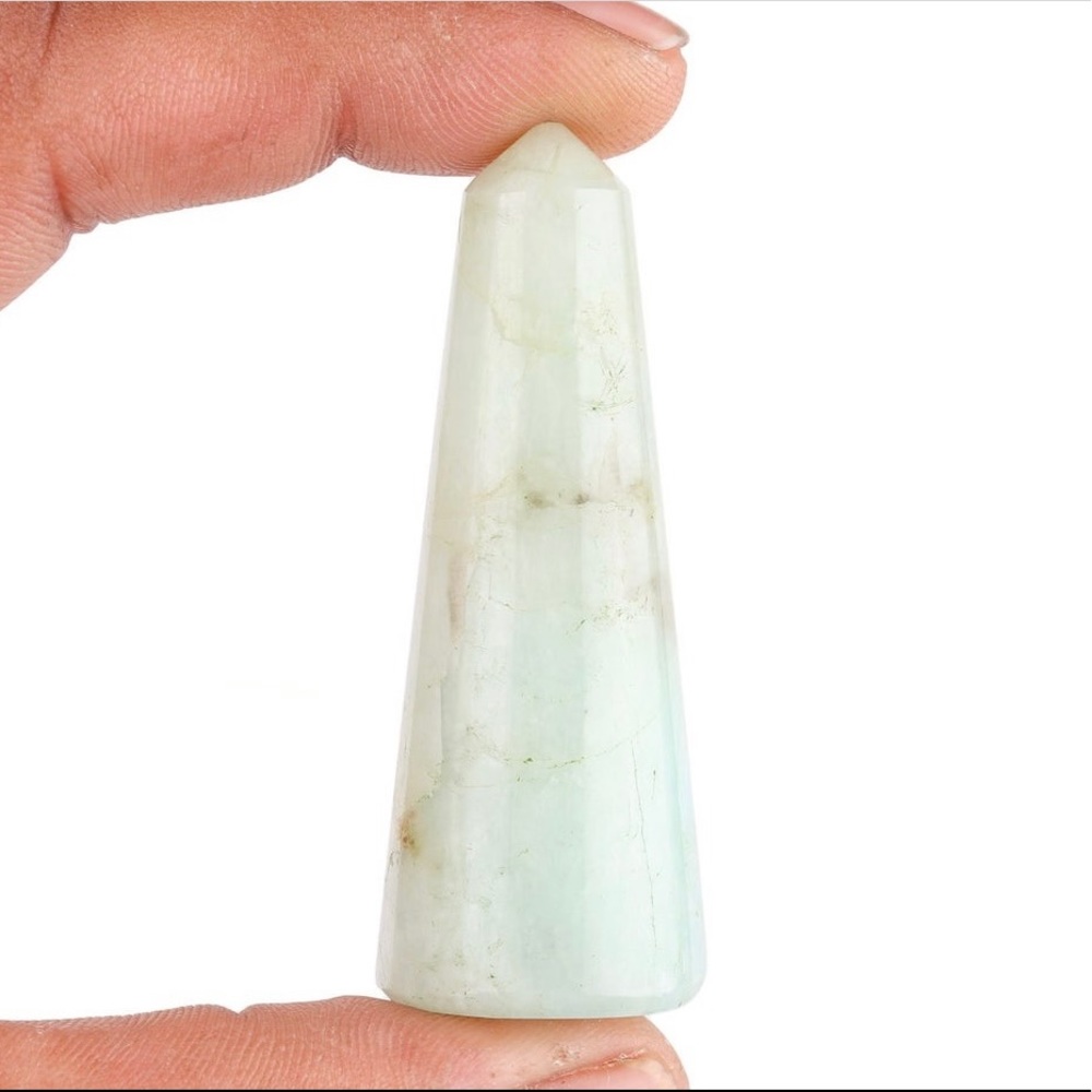 Natural Amazonite Ring Holder, Handmade, Gemstone